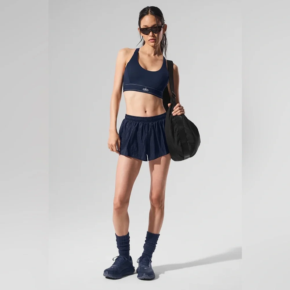 Alo Yoga Game Time Short Navy M